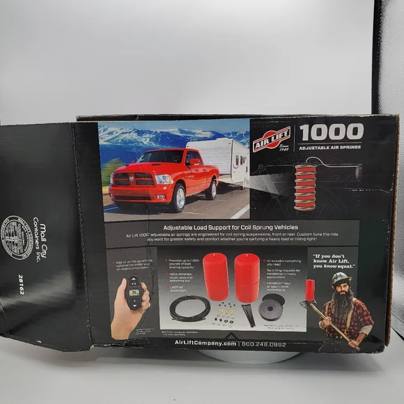 Air Lift 1000 Adjustable Rear Air Spring Load Support Kit – Used - Picture 4 of 11